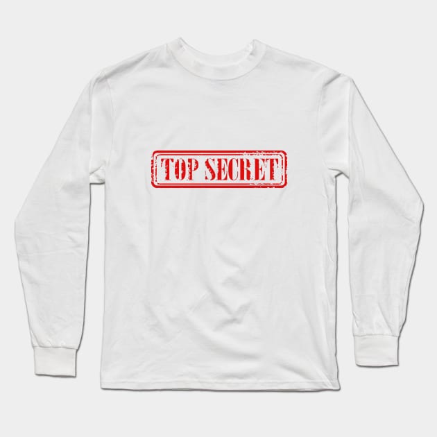 Top Secret Long Sleeve T-Shirt by PeggyNovak